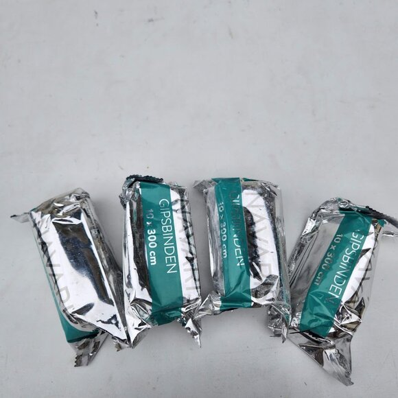 4X Navaris Plaster of Paris Cloth Rolls Gauze Bandages Body Casts 10x300 cm 4 Pa - Picture 8 of 12